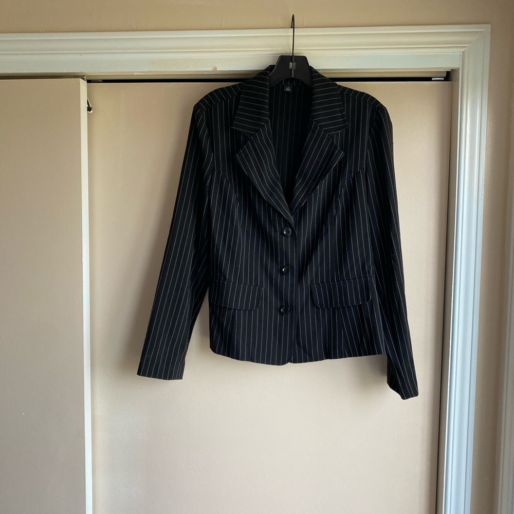 Tommy Hilfiger Pinstripe Blazer Size Large
